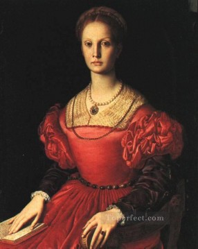  Agnolo Oil Painting - Lucrezia Panciatichi Florence Agnolo Bronzino